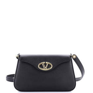 Vlogo Bold Flap Shoulder Bag Leather #219774V80B